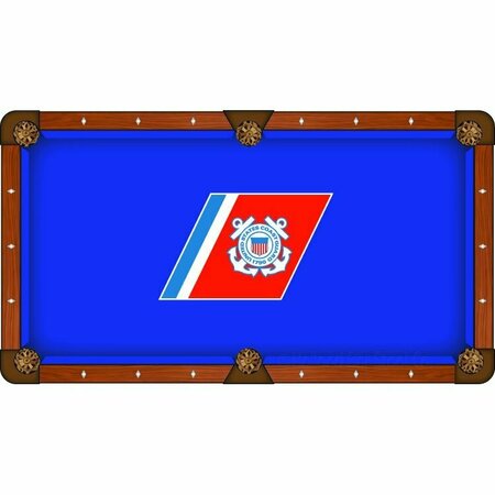 HOLLAND BAR STOOL CO 8 Ft. U.S. Coast Guard Pool Table Cloth PCL8CstGrd